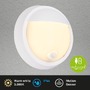 Nástěnná - BRI 3785016 Puni LED venkovní nástěnné svítidlo, pohybové čidlo, soumrakový senzor, nabíjecí, bílé - BRILONER - foto 2