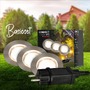 Connect To Shine - BRI 3916032 CONNECT TO SHINE startovací sada 12V zahradní osvětlení - trafo, 3x LED svítidlo do země, IP67, stříbrná - BRILONER - foto 2