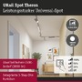 Svítidla - P 95697 URail lištový spot Theron spot 11W 4000K stmívatelné 230V matný chrom - PAULMANN - foto 2