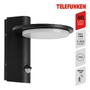 Nástěnná - TF 312505TF TELEFUNKEN LED venkovní svítidlo 18,7 cm 10W 1200lm černá - BRILONER - foto 2