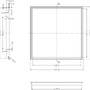 Pro LED panely - IMPR 930670 Deko-Light vestavný rám pro 620x620mm Backlit Panel - foto 2
