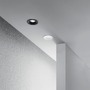 Koupelnová - FAN INC-HYDE-NER Zápustné venkovní svítidlo LED Hyde, hliník/polykarbonát, černé, 8 W, 750 lm, CCT stmívatelné, IP65, 8,5 x 8,5 x 5,8 cm - FANEUROPE - foto 2