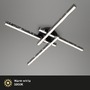 Dekorativní - BRILO 3519-045 LED stropní svítidlo, 60 cm, 21 W, 2900 lm, černá - BRILO - foto 2