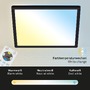 Hranatá - BRILO 7081-015 Slim CCT svítidlo LED panel, 29,3 cm, 18 W, černá - BRILO - foto 2