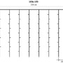Závěsy a sítě - DLED LWC21 DECOLED LED světelná záclona HOBBY LINE, 2x1m, ledově bílá, 100 diod - foto 2