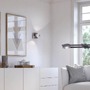 Nepřímé osvětlení - PN 9185-55 Q-MIA LED nástěnné svítidlo v barvě oceli s nastavitelnou barvou světla Smart Home ZigBee RGB+3000-5000K - PAUL NEUHAUS - foto 2