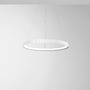 Kruhová - FAN LED-NIKE-S70-BCO Závěsné LED svítidlo Nike (bílé, kov) 58 W, 8470 lm, DIP‑CCT 2700 / 3200 / 4000 K, pr. 68,5 x výška 150 cm - FANEUROPE - foto 2