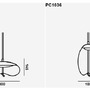 Vícečetná - BRO PC01035_KOMPLET Závěsné svítidlo KNOT SMALL SFERA + DISCO + UOVO + CILINDRO - BROKIS A - foto 2
