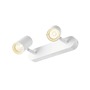 Bodová - LA 1008716 NOBLO® nástěnné a stropní svítidlo, double, kulaté, 2700K, 12W, PHASE, 32°, bílé - BIG WHITE (SLV) - foto 2