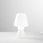 Stolní lampy dekorační - FAN I-GLEAM-L-BCO Stolní lampa Gleam bílá, patice E27, 15 x 25 cm - FANEUROPE - foto 2