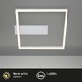 Hranatá - BRILO 3771019 LED stropní svítidlo, 32 cm, 14W, 1400lm, hliník - BRILO - foto 2
