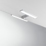 Nad obrazy/zrcadla - FAN SPOT-B-CRUISE-NER Nástěnné koupelnové svítidlo LED CRUISE hliník/akrylát černá 5,2 W 440 LM 4000 K IP44 4x28x11 cm - FANEUROPE - foto 2