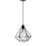Kónická - NV 673601 Závěsné svítidlo PIETRA matný černý kov černý kabel E27 1x12W - NOVA LUCE - foto 2