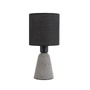 Stolní lampy dekorační - NV 9577161 Stolní lampa ZERO šedý beton a černé stínidlo E14 1x5W 230V IP20 bez žárovky - NOVA LUCE - foto 2
