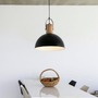 Polokoule - FARO 68561X VÝPRODEJ VZORKU - MARGOT závěsné svítidlo, černá - FARO - foto 2
