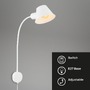 S ramenem - BRI 2089-016 Noční lampička 55 cm 1x E27 10W bílé - BRILONER - foto 2