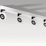 Bodová - AZZ AZ0672 LED Nástěnné/stropní přisazené svítidlo Azzardo Enzo 4PR AZ0672 4x5W 920lm 3000K IP20 75cm bílo-černé - AZZARDO - foto 2