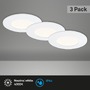 Kruhová - BRI 7282036 3ks sada LED vestavné svítidlo, pr. 8,5 cm, 6 W, bílé (starý kód: BRI 7282-036) - BRILONER - foto 2