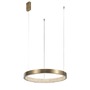 Kruhová - NV 86016808 Závěsné svítidlo VEGAS antický mosazný hliník a akryl LED 18W 3000K IP20 - NOVA LUCE - foto 2