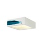 Hranatá - LA 148002 Stropní svítidlo PLASTRA 104 čtyřhranná sádra bílá 230V E27 2x 25W - BIG WHITE (SLV) - foto 2