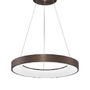 Kruhová - NV 9453455 Závěsné svítidlo RANDO THIN broušený kávově hnědý hliník a akryl LED 50W 230V 3000K IP20 stmívatelné - NOVA LUCE - foto 2