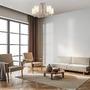 Dekorativní - M H004CL-05BG Lustr Vittoria 5x40W E14 krémová kov/látka designový - MAYTONI - foto 2