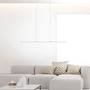 Podélná - PN 8375-55 Svítidlo závěsné PURE-LITE LED 100cm s nastavitelnou barvou světla 2700/3800/5000K a bezdotykovým stmívačem hliník - PAUL NEUHAUS - foto 2