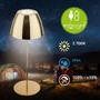 Stolní lampy dekorační - BRILO 7522017 Serina LED bezdrátová stolní lampička IP44, stmívatelná, dotykový vypínač, zlatá - BRILO - foto 2