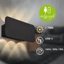 Nepřímé osvětlení - BRILO 3807015 LED nabíjecí nástěnné svítidlo 17x9 cm – bezdrátové, stmívatelné, Up/Downlight, dotykový vypínač, černá - BRILO - foto 2