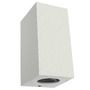 Nástěnná - NOR 49731001 Venkovní nástěnné svítidlo Canto Maxi Kubi 2 2x28W GU10 bílá čirá - NORDLUX - foto 2