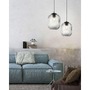 Dekorativní - PN 2000-25 SHITAKE LED závěsné svítidlo 1 ramenné, kouřová barva, skleněné stínidlo, oválné, transparentní - PAUL NEUHAUS - foto 2