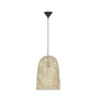 Válec - NV 9586509 Závěsné svítidlo AURORA přírodní ratan černý kabel E27 1x12W 230V IP20 bez žárovky - NOVA LUCE - foto 2