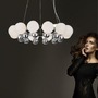 Dekorativní - AZZ AZ0095 Závěsné svítidlo Esperanza G9 12x40W IP20 65cm chromové - AZZARDO - foto 2