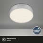 Kruhová - BRI 7072-414 LED stropní svítidlo hvězdné nebe, pr. 15,7 cm, 11 W, stříbrná - BRILONER - foto 2