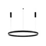 Kruhová - NV 9530219 Závěsné svítidlo ELGEMA LED hliník a akryl černá 70W 2700K-6000K 220-240V,CCT a stmívatelné, IP20 - NOVA LUCE - foto 2