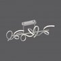 Podélná - LD 19032-21 CURLS LED stropní svítidlo, stříbrná, moderní design SimplyDim 3000K - LEUCHTEN DIREKT / JUST LIGHT - foto 2