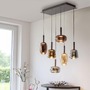Dekorativní - PN 2681-70 IRIDES LED závěsné svítidlo 6-ramenné nastavitelná výška Comfort Lift paměťová funkce SimplyDim 3000K - PAUL NEUHAUS - foto 2