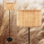 Stojací lampy - BRI 1854014 Borra stojanová lampa, stínidlo ze slámy, nožní vypínač, přírodní - BRILONER - foto 2