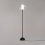 Stojací lampy - M MOD177FL-01B Stojací lampa Memory E14 40W černý kov průhledné sklo - MAYTONI - foto 2
