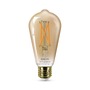 E27 - PH 8719514372269 WiZ Smart LED Žárovka Filament oranžová 7 W (ekv. 50 W) 640lm 2000-5000K ST64 E27 - PHILIPS - foto 2