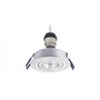 Kruhová - RED R12708 PASADENA GU10 R zápustná česaný hliník 230V GU10 50W - RED - DESIGN RENDL - foto 2