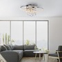 Dekorativní - PN 6267-17 ROTAZO LED stropní svítidlo chrom s křišťalovými přívěsky  krokově stmívatelné 3000K - PAUL NEUHAUS - foto 2