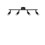 Bodová - NV 960008 Bodové svítidlo LUP saténový černý kov GU10 4x5W 230V IP20 bez žárovky - NOVA LUCE - foto 2