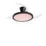Ventilátory - FAN LED-CONDOR-NER Stropní svítidlo Condor černý LED ventilátor 40 W, 4050 lm, CCT stmívatelné s RGB, digitální ovládání s RF dálkovým ovladačem, 2 - FANEUROPE - foto 2