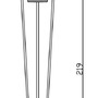 Příslušenství - IMPR 930427 AKCE - Deko-Light zápich pro sérii Colt 15/25//30/36/65W, M10 - foto 2