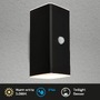 Nástěnná - BRI 3788015 Kona LED venkovní nástěnné svítidlo, pohybové čidlo, soumrakový senzor, nabíjecí - BRILONER - foto 2
