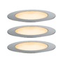 Zapuštěná - P 94722 Plug &amp; Shine LED zemní svítidlo Floor základní sada neláká hmyz IP67 2200K 3x2W 21VA stříbrná - PAULMANN - foto 2