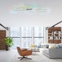 Hranatá - LD 14635-55 FELIX60 LED stropní svítidlo 72x210cm, stříbrná barva, RGB Rainbow, stmívatelné, CCT RGB+2700-5000K - LEUCHTEN DIREKT / JUST LIGHT - foto 2