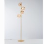 Stojací lampy - FAN I-HONEY-PT4 Stojací lampa Piantana Honey, zlatá, 4 x G9, 34,5 x 28 x 160 cm - FANEUROPE - foto 2