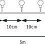Dekorační - P 94558 Plug & Shine světelný řetěz IP44 5m 24V 3.000K 48x2lm - PAULMANN - foto 2